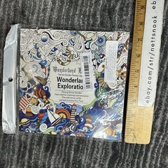 Relaxing Adult Coloring Book Wonderland 24 Pages 7×7 Fun Anti Stress PB New