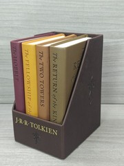 4 Book Boxed Set J.R.R TOLKIEN: HOBBIT & LORD OF THE RINGS – Leather Pocket Size