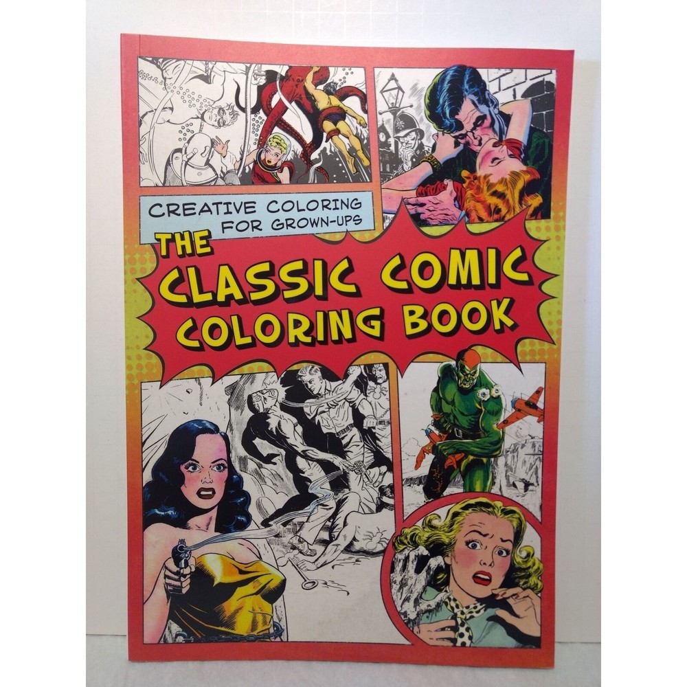 Classic Comic Coloring Book – 128 Pages