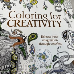 Adult Coloring for Creativity Book 288 Pages New Copyright 2015
