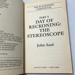 John Saul: The Blackstone Chronicles (Parts 1-6) Complete SET, VTG 1997 1st Ed