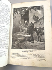 Antique Book „MUSÉE DES FAMILLES” From The Year 1888 Paris Bound Volumes Magazin