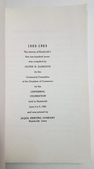 Humboldt Iowa History 1863-1963 Softcover Book & 1913 Insert 336 Pages