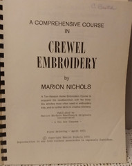 A Comprehensive Course In Crewel Embroidery By Marion Nichols 1971 160 Pages