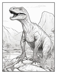 „Cute Dinosaur Coloring Book | Easy, Cute & Relaxing Designs | Perfect Gift Ide