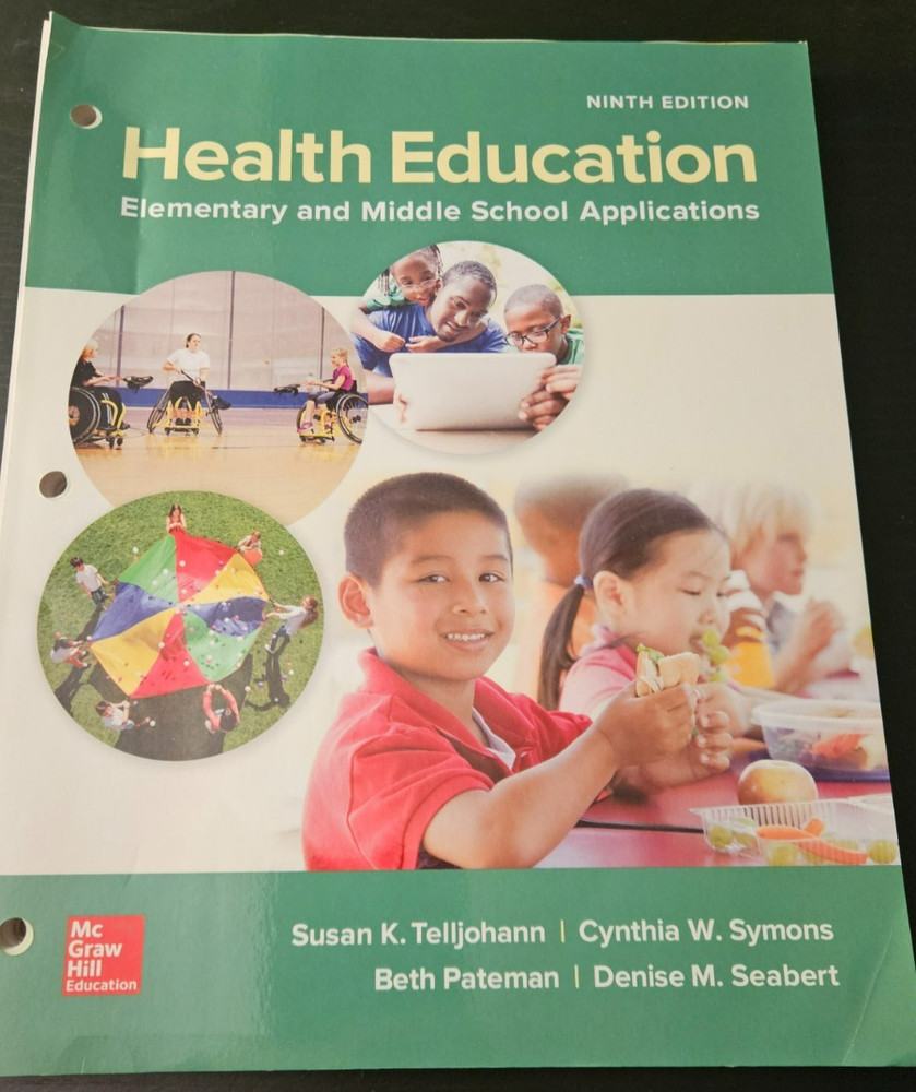 Health Education Elementary and Middle School Applications Loose Leaf VERY GOOD