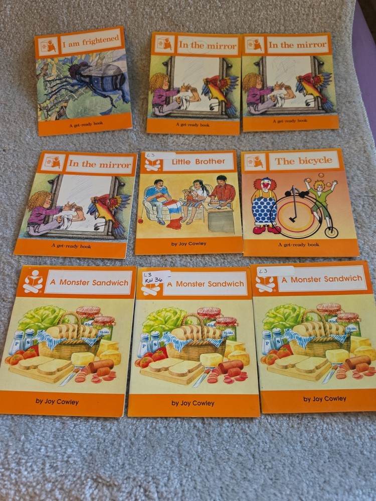 Joy Cowley 22 Book Set – Paperback – 9.5″ x 7.5″ Late 80s Early 90s Vintage.