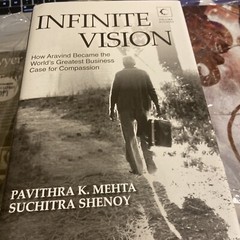 INFINITE VISION: HOW ARAVIND BECAME THE WORLD’S GREATEST By Suchitra Shenoy VG