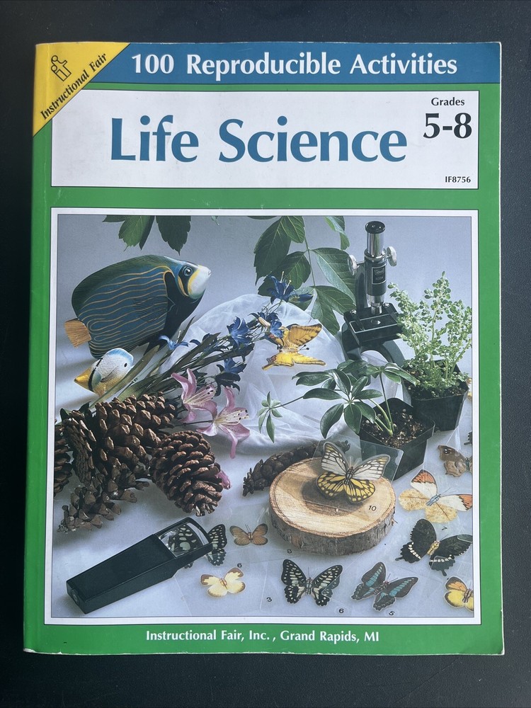 The 100 Series Life Science Unused Workbook NEW, 100 Reproducible Activities