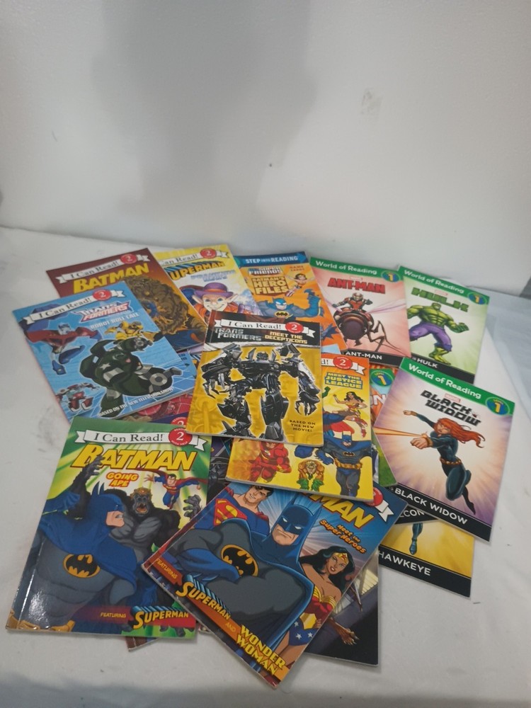 Lot of 21 Level 1 &2 Books I Can Read-Step into/World Of Reading – Boys Action