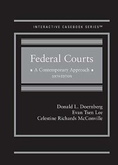 Federal Courts: A Contemporary – Hardcover, by Doernberg Donald; Lee – Very Good