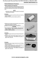 KAWASAKI FX730V FR730V FS730V More V-Twin Engine Service Manual – WIRE BOUND