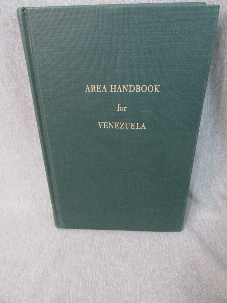 AREA HANDBOOK FOR VENEZUELA 1977 DA PAM 550-71 Hardback