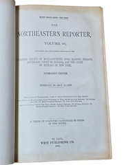 Northeastern Reporter Vols 64, 66, 68 & 69 (1902–1904) Antique Law Books Set of4