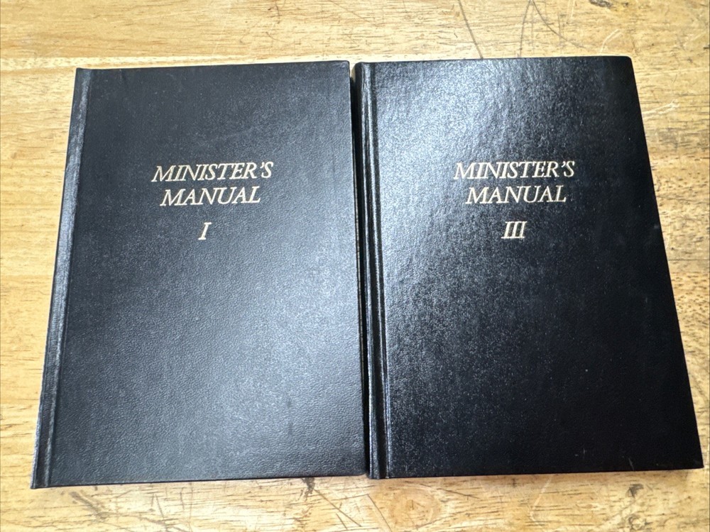 Ministers Manual Set 2 Volumes 1 & 3 William Pickthorn Gospel Publishing House