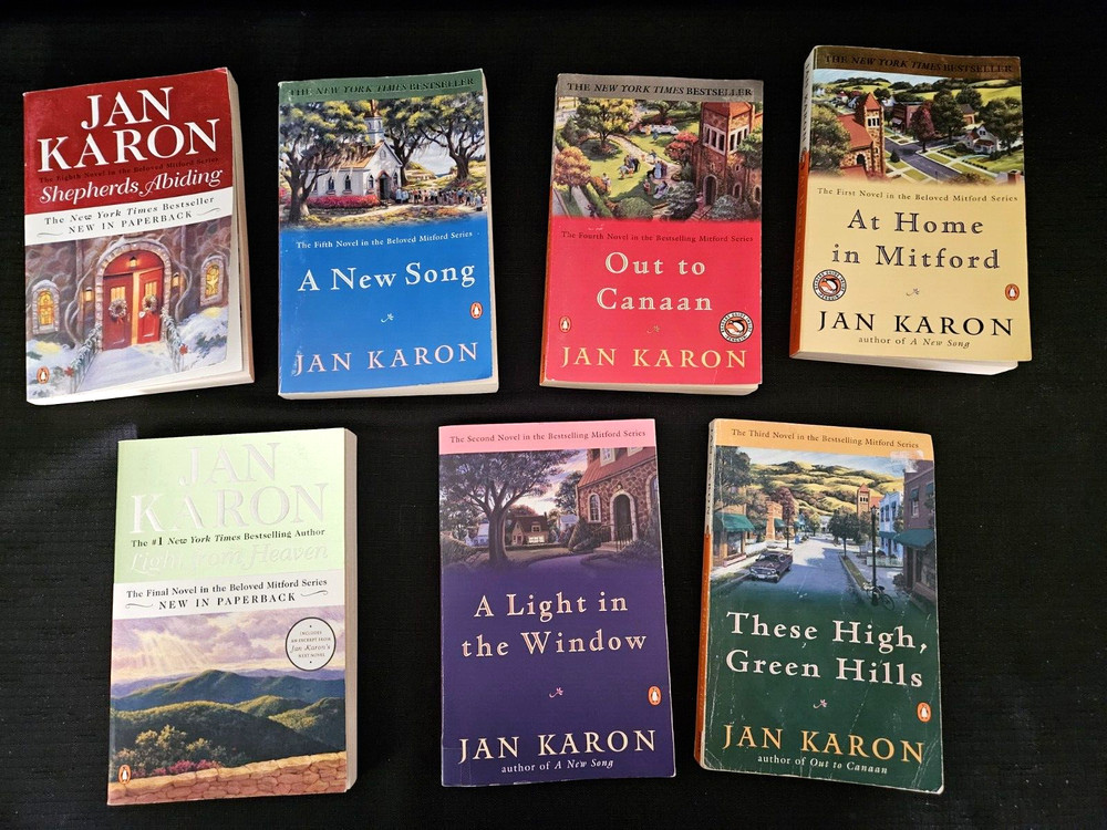 Jan Karon — Lot of 7 Books — Titles Are In The Photos and Listed Below