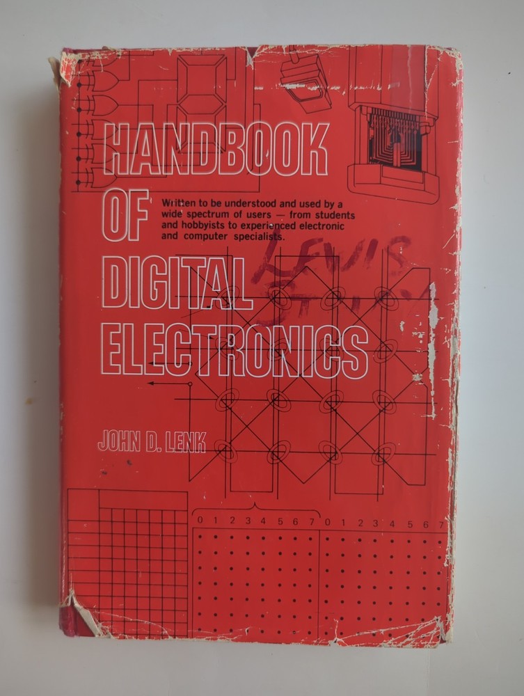 Handbook of Digital Electronics John D. Lenk HC DJ Vtg1981 Prentice Hall