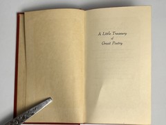 A Little Treasury of Great Poetry Oscar Williams 1947 Scribner’s