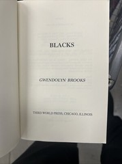 Blacks by Gwendolyn Brooks 1987 Vintage Paperback RARE