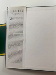 Bentley Factory Cars 1919-1931 by Michael Hay