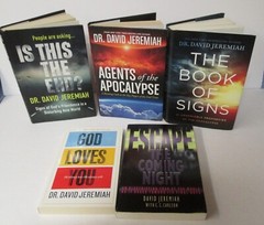 Dr. David Jeremiah lot of 5 religious Christian books 3 HB & 2 PB *READ* rj