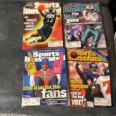 Sports Illustrated Magazines 1976-00s Football Lot Of 40