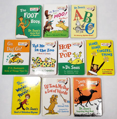 Dr Seuss Board Books Lot Of 10 Bright & Early Preschool Set Toddler Baby ABCs