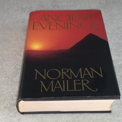 VTG Book 1983 Ancient Evenings Norman Mailer First Edition HCDJ 709 Pages