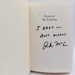 Faith of My Fathers by John McCain 1999 HC/DJ SIGNED by Author