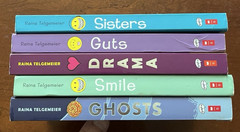 Raina Telgemeier Lot Of 5 Graphic Novels – Smile/ Drama/ Sisters/ Guts/Ghosts