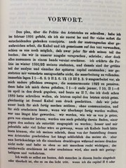 Aristoteles und Athen, Band 1 & 2 in einem Buch. Reprografischer Nachdruck der 1