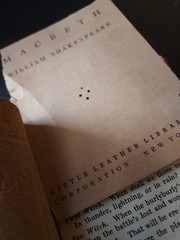 VINTAGE ANTIQUE MACBETH SHAKESPEARE LITTLE LEATHER LIBRARY EDITION ***SWEEEET***
