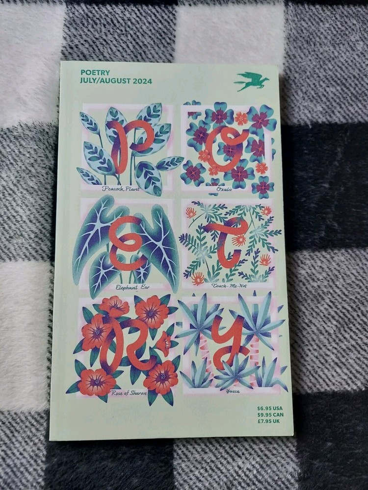POETRY Magazine (July/August 2024 Vol 224 Number 4) Literature Poetry Magazine