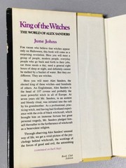 King of the Witches: The World of Alex Sanders HC 1st BC Ed. Nice copy