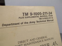 M1911A1 TM 9-1005-211-34 Direct & General Support Maintenance Manual June 1964
