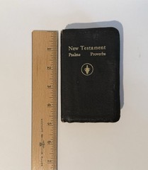 Vintage 1941 The New Testament of our Lord Psalms Proverbs National Bible Press