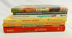 Vegetarian Grains Beans Pizza Cookbook Lot of 6 Everyday in Every Way Cooking