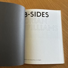 Orlan Williams B-Sides 2024 Hat & Beard LLC First American Edition 4to HC