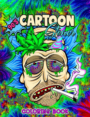 Stoner Coloring Book: Trippy Psychedelic Stoner 420 Coloring Pages For Adults Wi