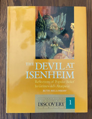 The Devil at Isenheim 1988 Ruth Mellinkoff Signed Hardcover Dust Jacket