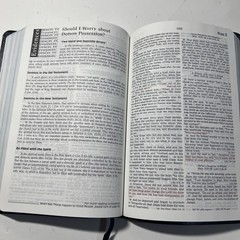 PROPHECY STUDY BIBLE NKJV NELSON 1465B GENUINE BONDED LEATHER JOHN HAGEE VG