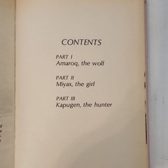Julie of the Wolves by Jean Craighead George Hardcover Harper Trophy 1972 Illus