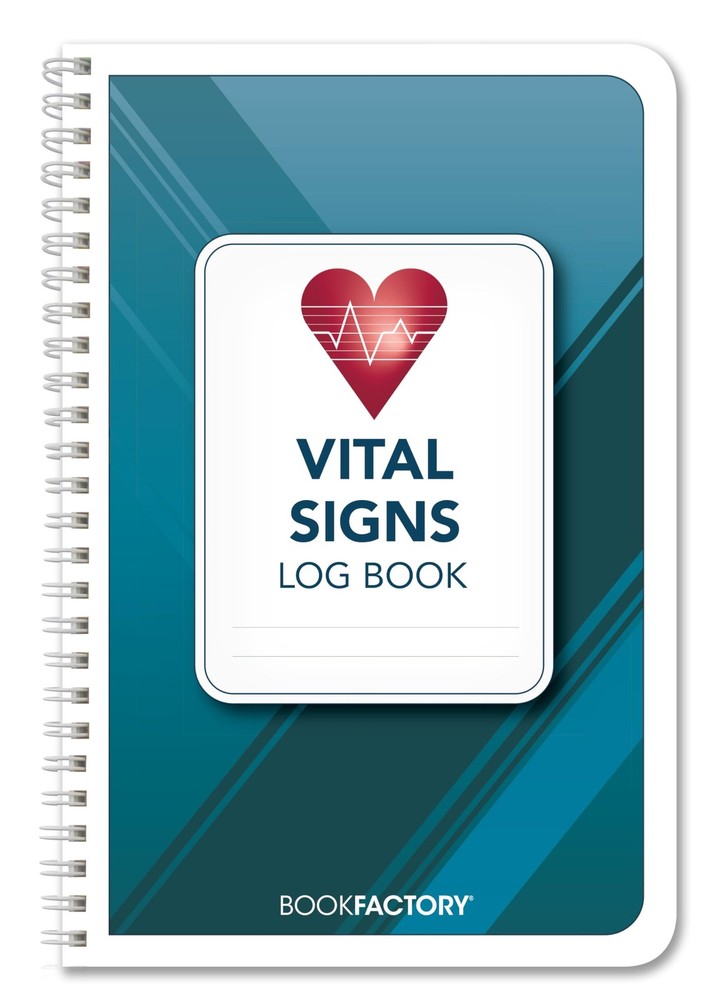 Vital Signs Log Book/Vitals Monitoring Logbook/ 104 Pages Record Book – 6” x …