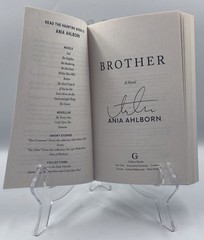 ANIA AHLBORN BROTHER SIGNED AUTOGRAPHED PAPERBACK BOOK HORROR #2