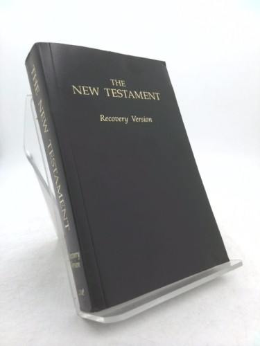New Testament Recovery Version (large 9 1/4 x 6 1/4, black)