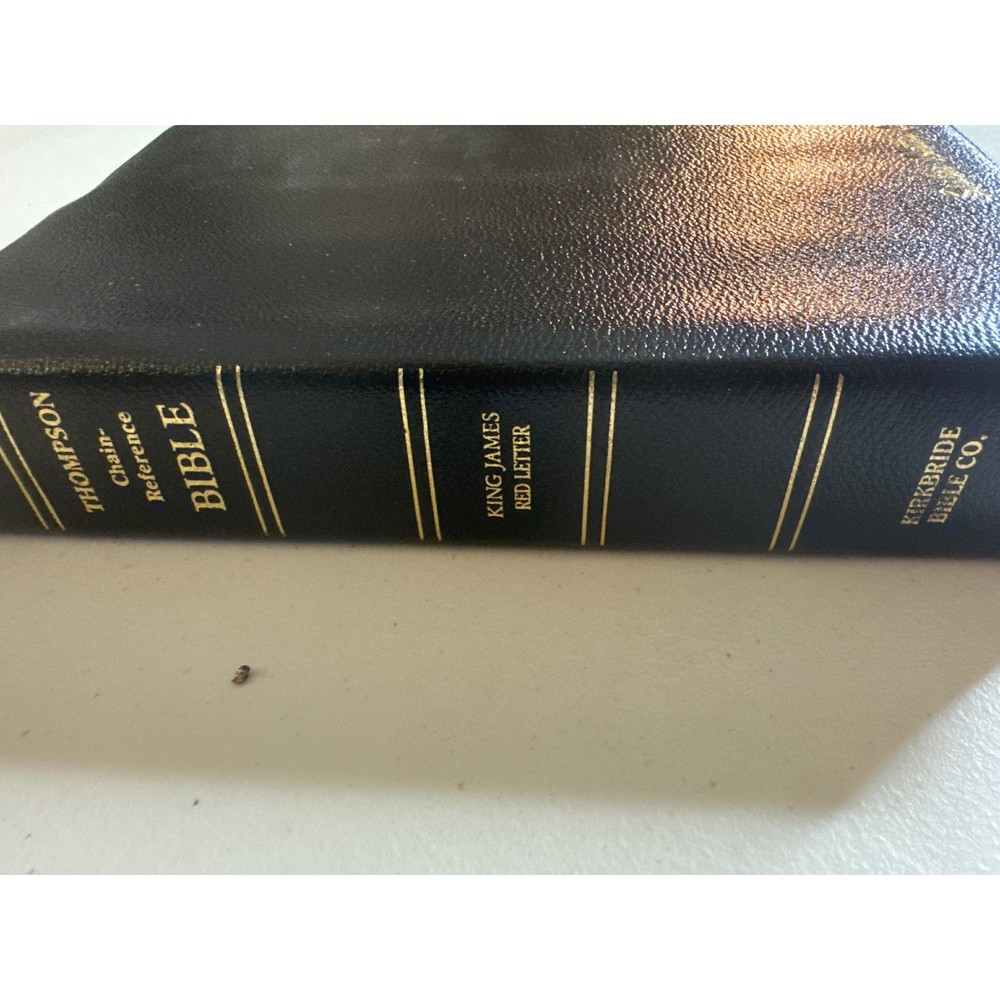 Thompson Chain Reference Bible KJV 5th Improved Ed Morocco Leather 1988 Vintage