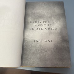 Harry Potter and the Cursed Child, Parts 1 & 2, Special Rehearsal Edition Sc…