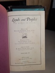 Lands and Peoples The World in Color Set of 5 Hardcover Volumes Grolier