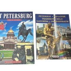 St Petersburg Treasures of Russia Book Set Peterhof Pavlovsk Gatchina Excellent