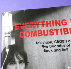 Everything Is Combustible by Richard Lloyd 1st Edition Hardcover DJ RARE! OOP!